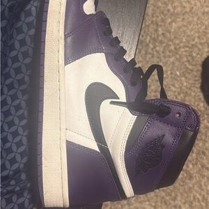 Jordan Retro High OG in Court Purple and Black